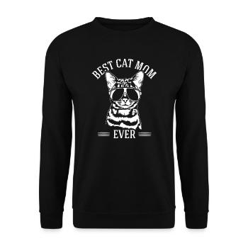Meilleure maman de chat de tous les temps Bengal chat chats Wilsigns - Sweat-shirt Unisexe - noir - Devant - Alina (178cm) & Michal (187cm)