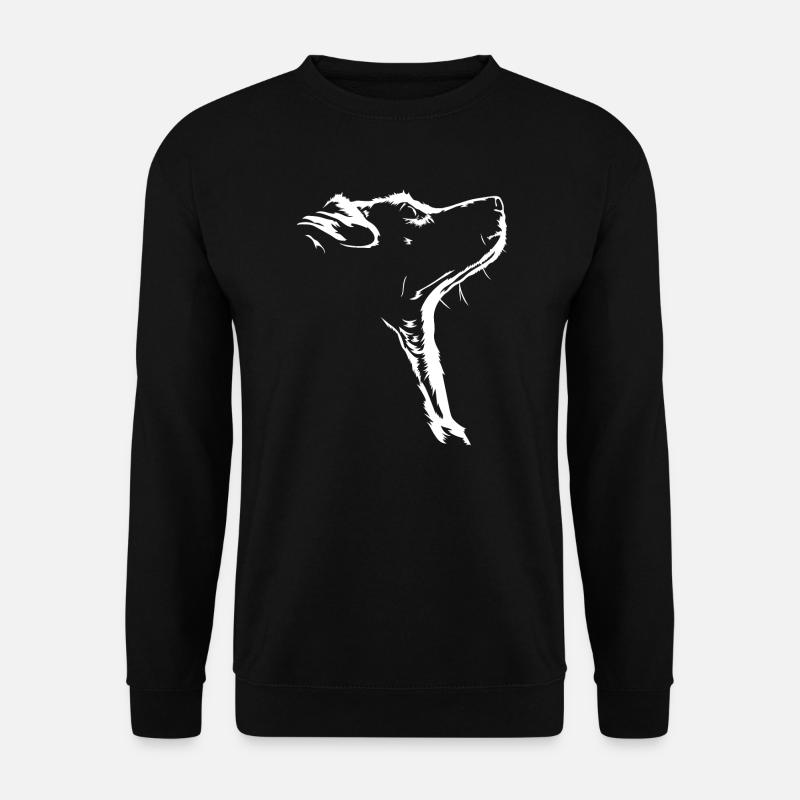 Jack Russell Terrier Hunde Silhouette Wilsigns - Unisex Pullover - Schwarz