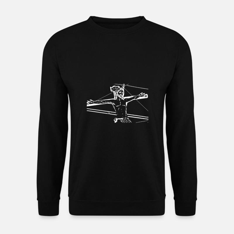 Jesus Christ Cross Easter - Unisex Sweatshirt - black