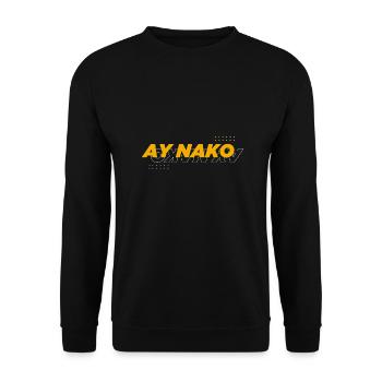 Ay Nako Design für stolze Pinoys - Unisex Pullover - Schwarz - Vorne - Alina (178cm) & Michal (187cm)