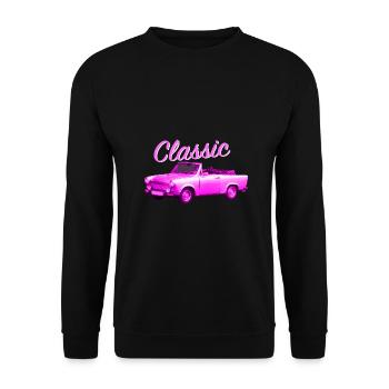 Classic Trabbi pink - Sweat-shirt Unisexe - noir - Devant - Alina (178cm) & Michal (187cm)