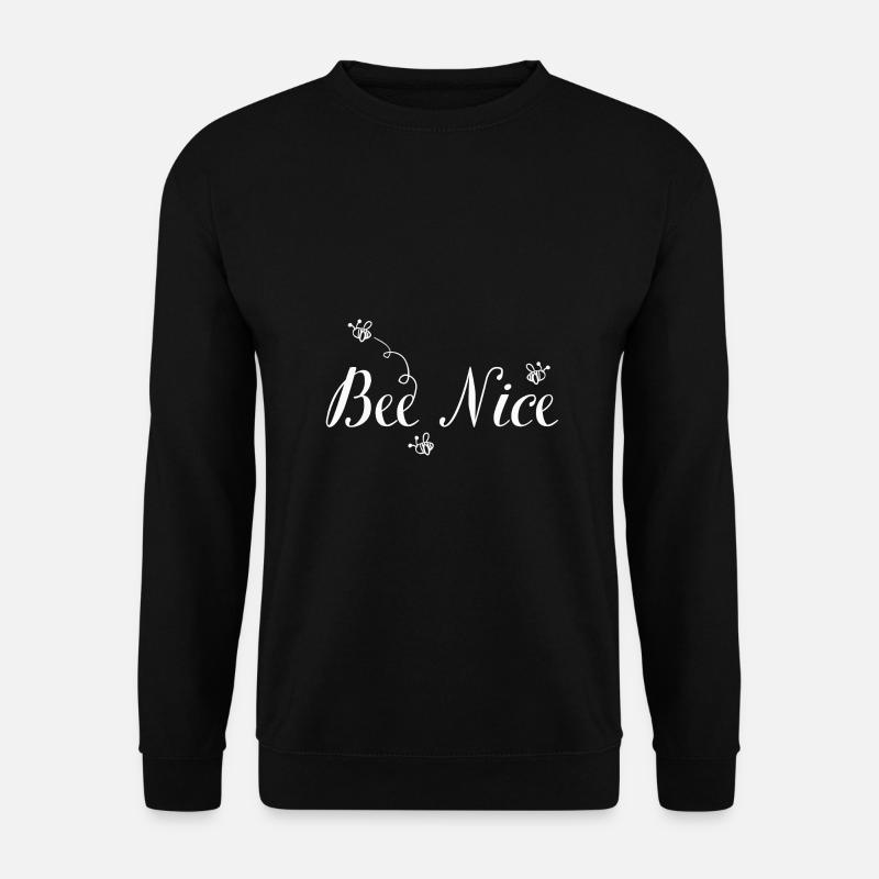 be nice save the bees - bee nice - Sweat-shirt Unisexe - noir