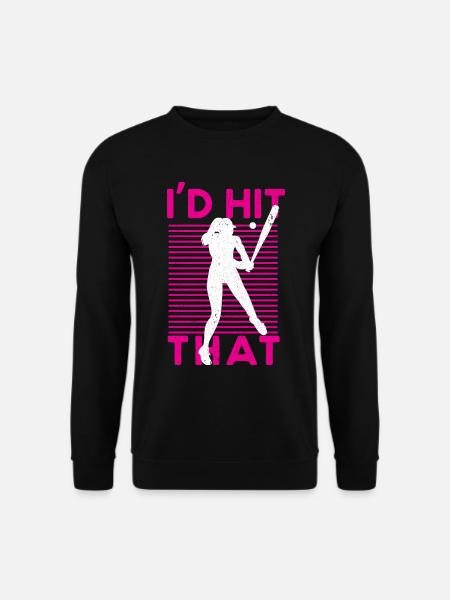 Baseball Baseball Bat Baseball Player - Unisex Sweatshirt - black