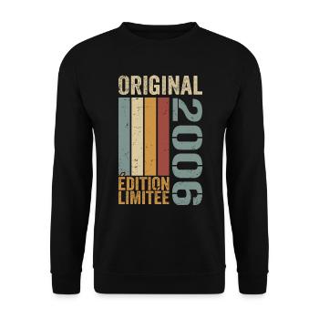 Original Vintage 2006 édition limitée 2006 - Sweat-shirt Unisexe - noir - Devant - Alina (178cm) & Michal (187cm)
