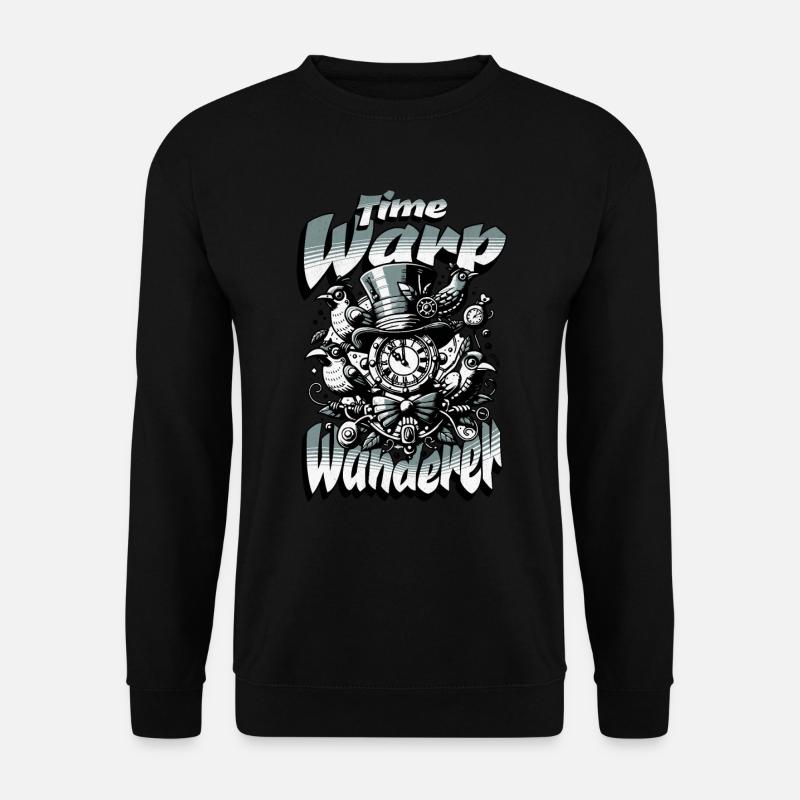 Time Warp Wanderer - Unisex Sweatshirt - black
