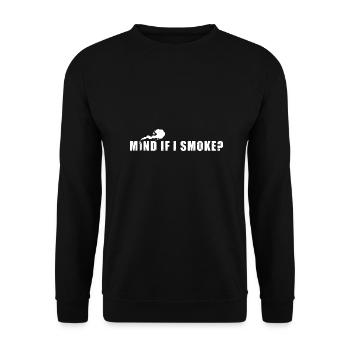 Développement de fumée pour les conducteurs diesel - Sweat-shirt Unisexe - noir - Devant - Alina (178cm) & Michal (187cm)