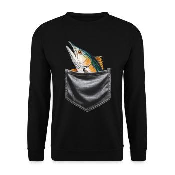 Tarpon - Unisex Pullover - Schwarz - Vorne - Alina (178cm) & Michal (187cm)