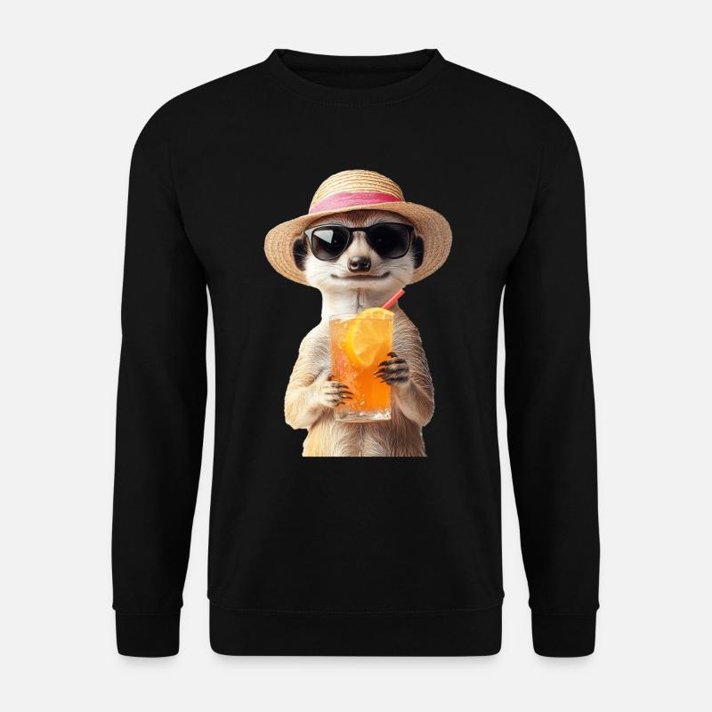 Erdmännchen - Unisex Pullover - Schwarz
