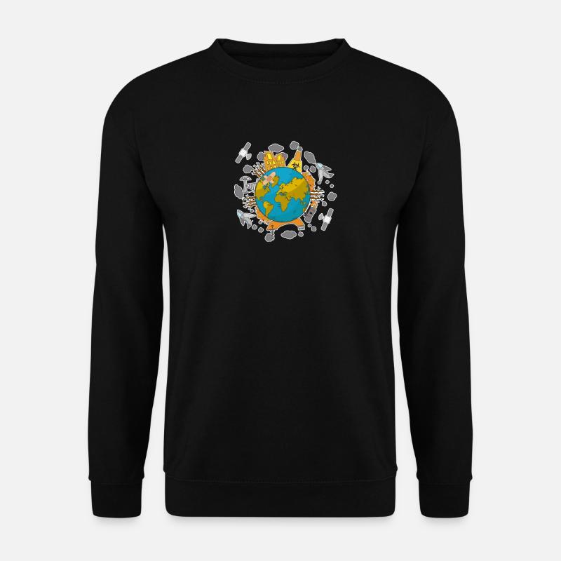Pollution pour les écologistes - Sweat-shirt Unisexe - noir