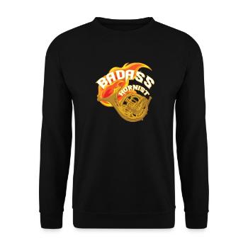 Mauvaise conception hornistique pour - Sweat-shirt Unisexe - noir - Devant - Alina (178cm) & Michal (187cm)
