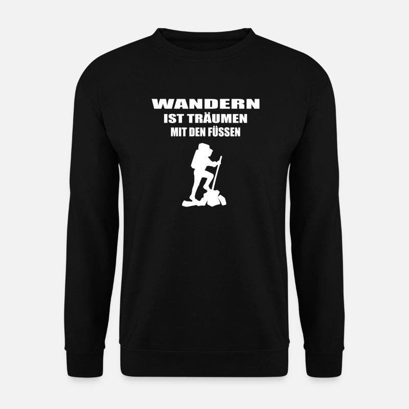 Wandern - Unisex Pullover - Schwarz