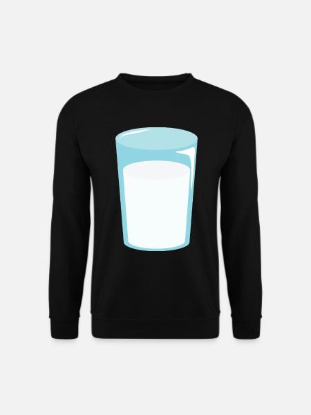 Glass of Milk - Unisex Sweatshirt - black