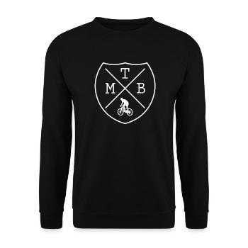 VTT vélo de montagne - Sweat-shirt Unisexe - noir - Devant - Alina (178cm) & Michal (187cm)