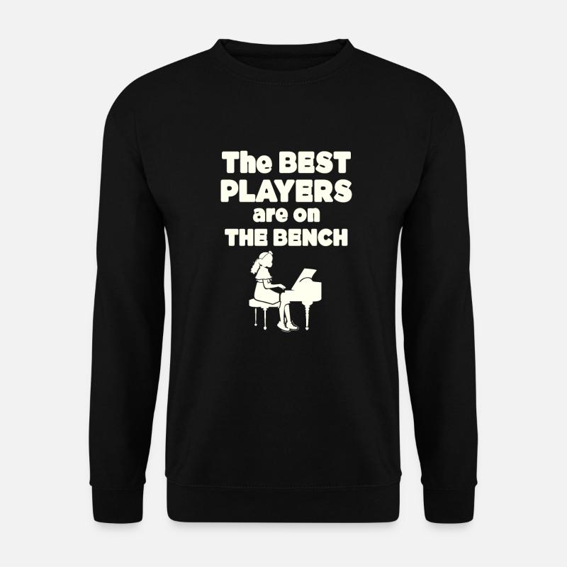 Piano Player - Unisex Sweatshirt - black