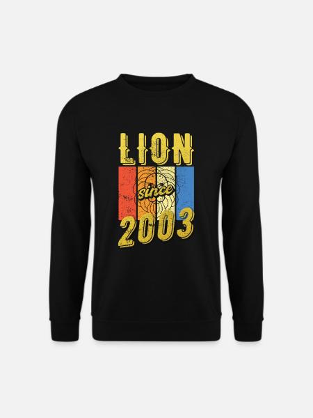 Leo 2003 Zodiac Birthday Gift - Unisex Sweatshirt - black
