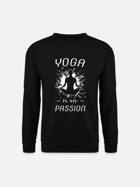 YOGA - Unisex Pullover - Schwarz