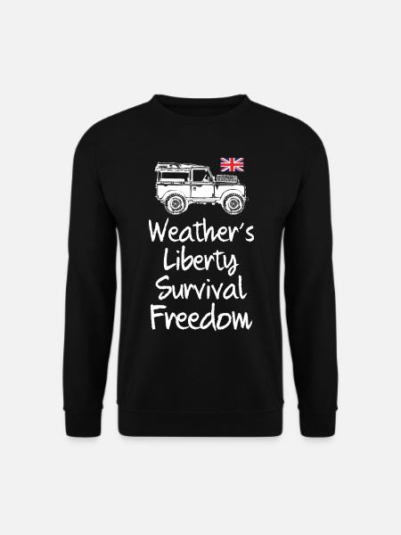 Weather Liberty Survival Freedom Landy - Unisex Sweatshirt - black