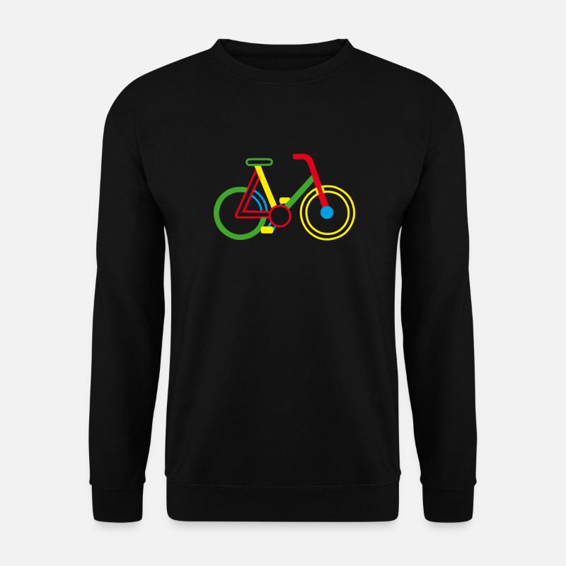 Fahrrad Rad - Unisex Pullover - Schwarz