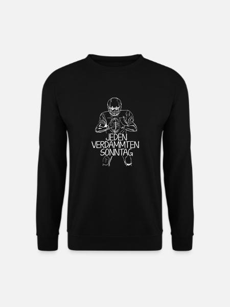 Football Jeden Verdammten Sonntag - Unisex Pullover - Schwarz