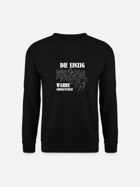 Polizei Großfamilie - Unisex Pullover - Schwarz