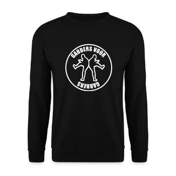 Gabbers voor Gabbers hardstyle noyau dur - Sweat-shirt Unisexe - noir - Devant - Alina (178cm) & Michal (187cm)