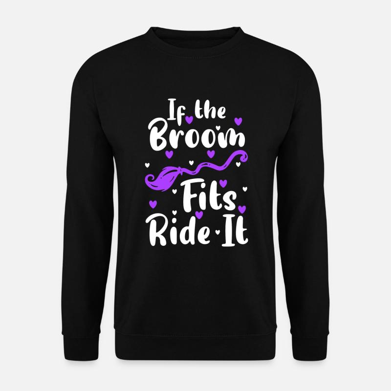 Witchcraft Broom Walpurgis Night - Unisex Sweatshirt - black