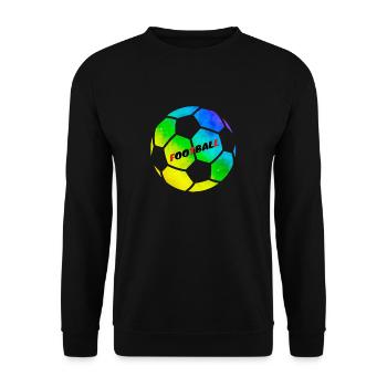 Nous aimons tous le football! - Sweat-shirt Unisexe - noir - Devant - Alina (178cm) & Michal (187cm)