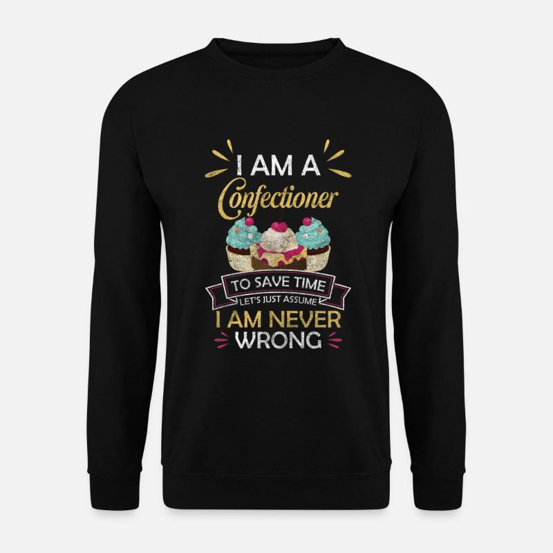 Pastry Cake Master Baker - Unisex Sweatshirt - black