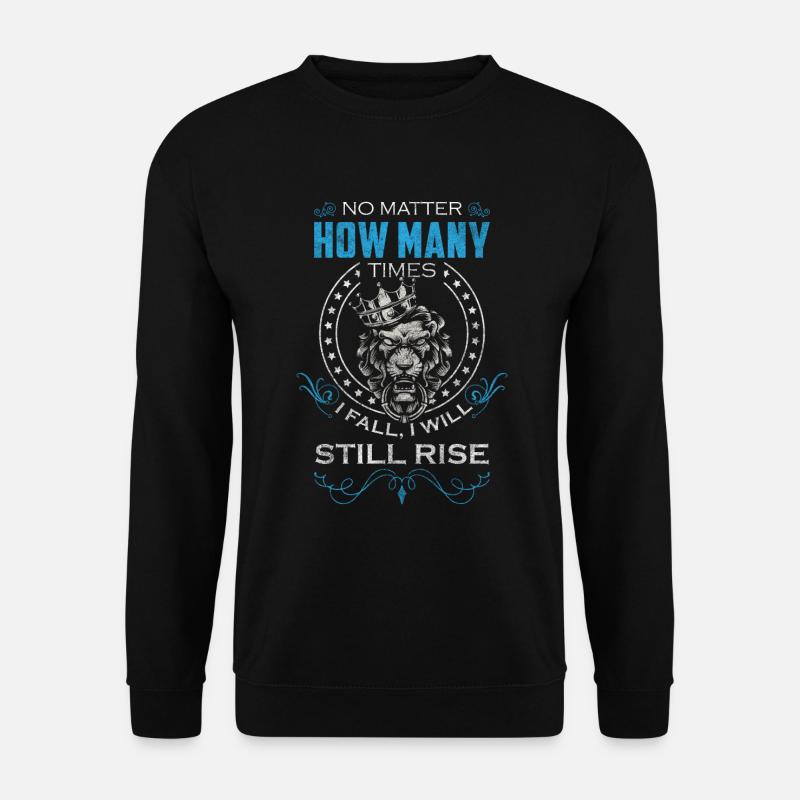 Lion's Head Majestically Proud - Unisex Sweatshirt - black
