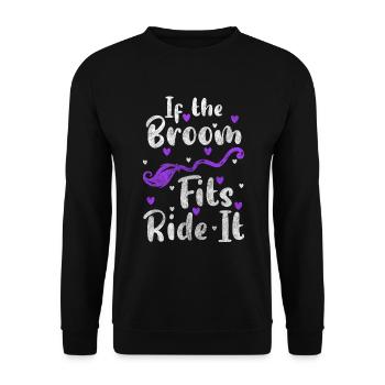 Witches Walpurgis Night Magic Wicca - Unisex Sweatshirt - black - Front - Alina (178cm) & Michal (187cm)