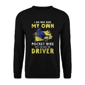 Motard Motard Mud Son - Sweat-shirt Unisexe - noir - Devant - Alina (178cm) & Michal (187cm)