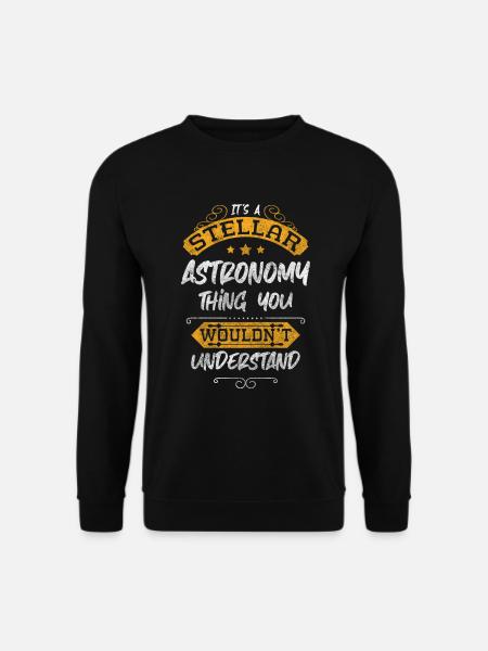 Space Planet Cosmonaut Cosmos - Unisex Sweatshirt - black