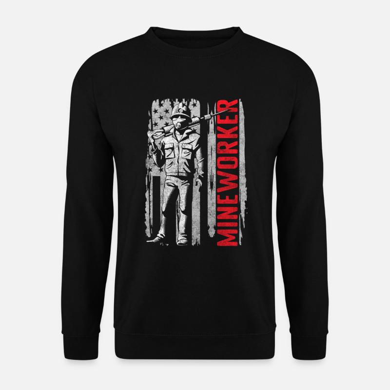Miner Shaft Mineral Resources - Unisex Sweatshirt - black