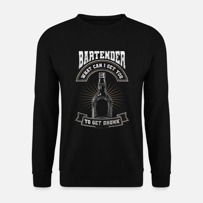 Bar Kellner Mixgetränk Beruf - Unisex Pullover - Schwarz