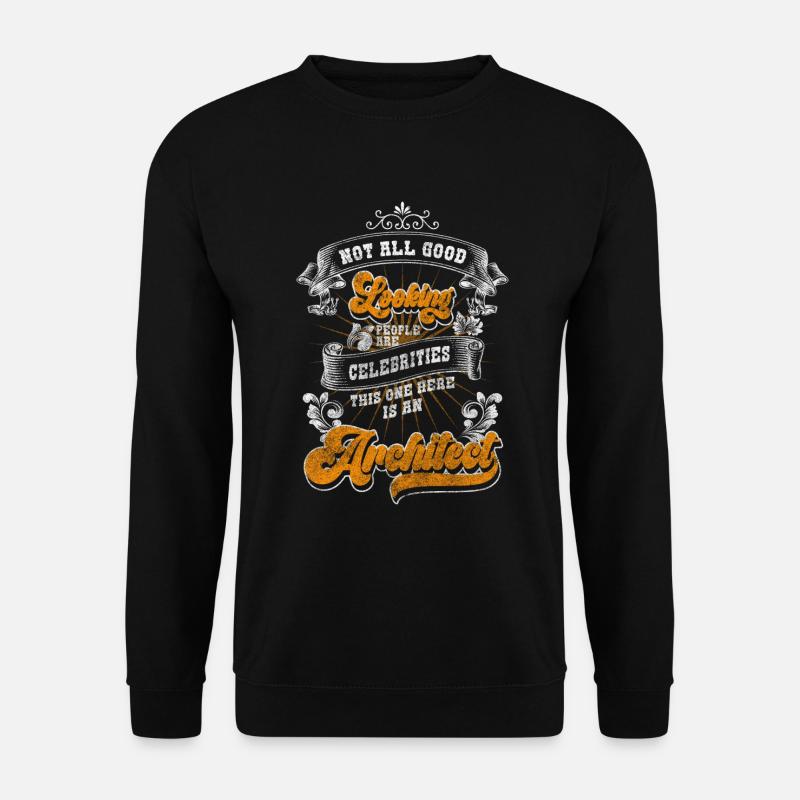 Engineer Style House Construction Builder - Unisex Sweatshirt - black