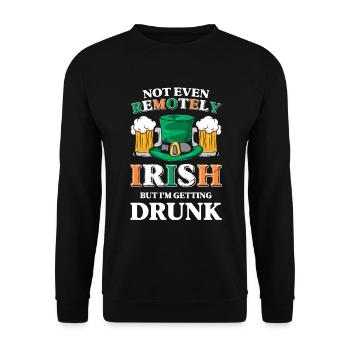 Irland Pub Reisen Ireland - Unisex Pullover - Schwarz - Vorne - Alina (178cm) & Michal (187cm)