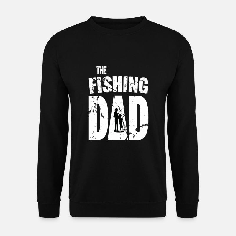 fishing dad - Unisex Pullover - Schwarz