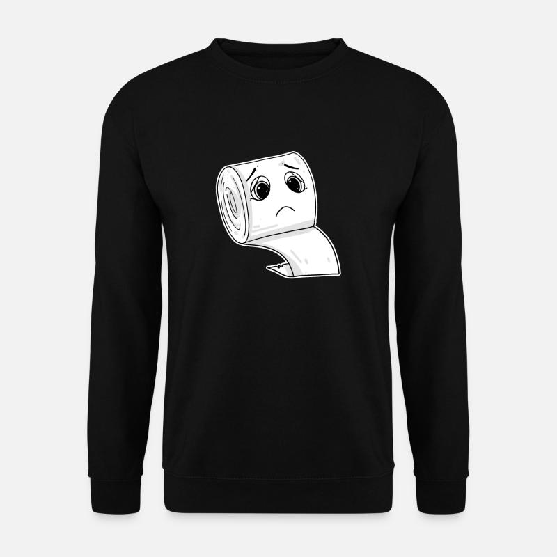 Klopapier Meme lustig - Unisex Pullover - Schwarz