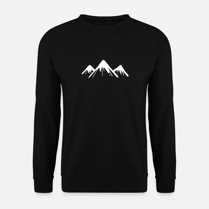 Mountain summit mountains - Unisex Sweatshirt - black