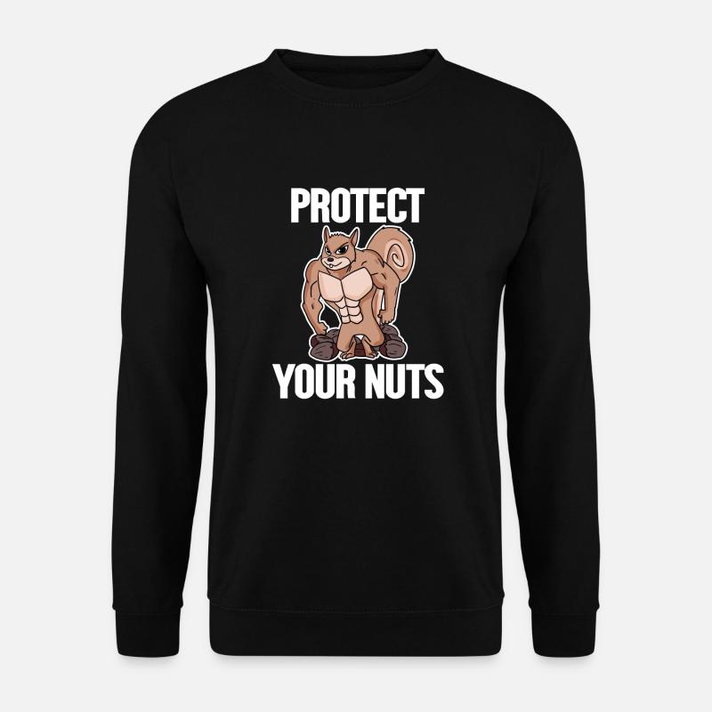 Funny squirrel gift - Unisex Sweatshirt - black