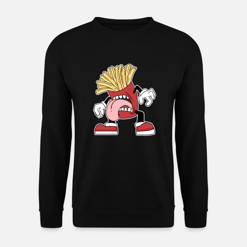 Pommes - Unisex Pullover - Schwarz