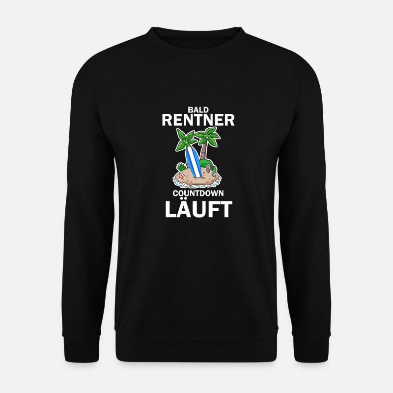 Rentner Countdown - Unisex Pullover - Schwarz