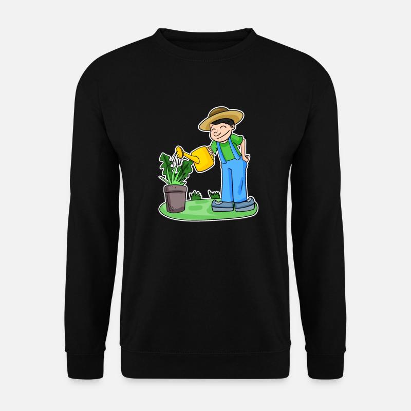 Garten Motiv Gärtner Geschenk - Unisex Pullover - Schwarz