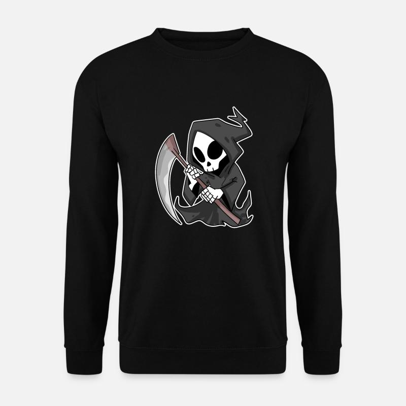 Grim Reaper with Scythe - Unisex Sweatshirt - black