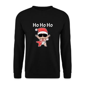 Cool Baby Noël - Sweat-shirt Unisexe - noir - Devant - Alina (178cm) & Michal (187cm)