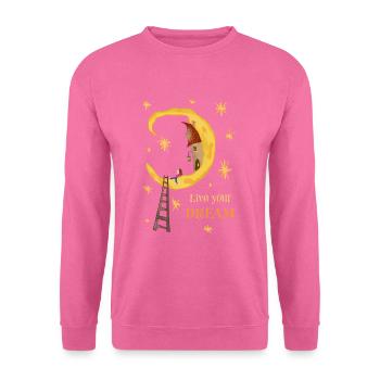 Vivez votre rêve - Sweat-shirt Unisexe - rose - Devant