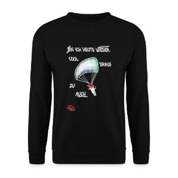 Designer T-Shirt ORIGINAL PAUKNER GRNA - Unisex Pullover - Schwarz - Vorne - Alina (178cm) & Michal (187cm)