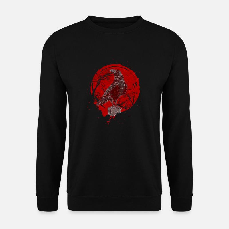 Crow raven bird - Unisex Sweatshirt - black
