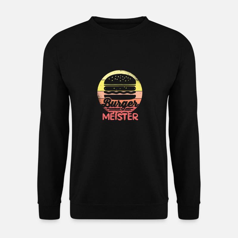 Burger master grill master burger - Sweat-shirt Unisexe - noir