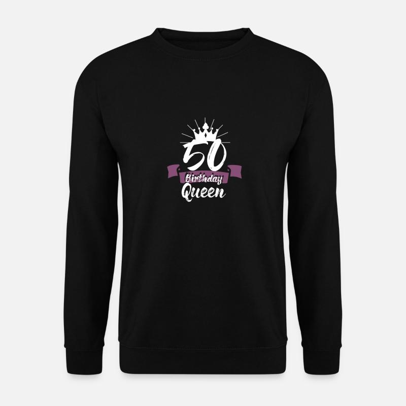 50 Birthday Queen / 50. Geburtstags Königin - Unisex Pullover - Schwarz